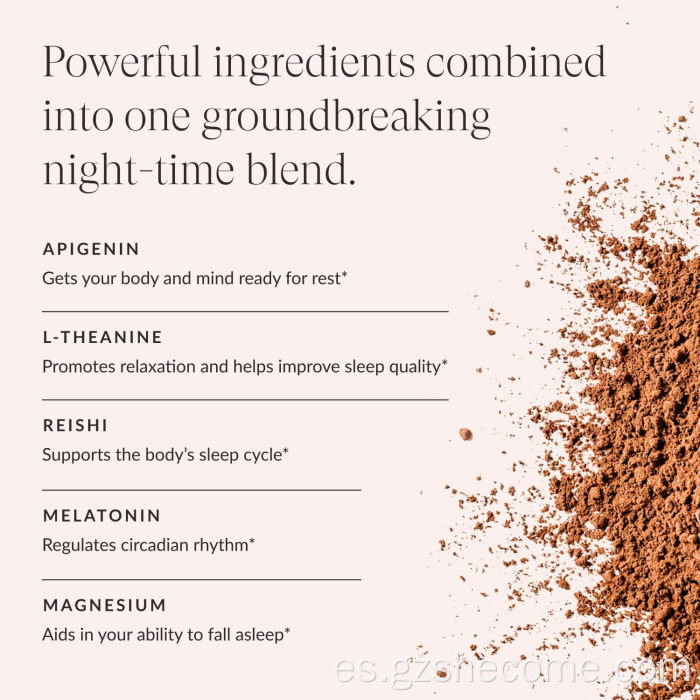 Recién llegado, polvo para dormir, soporte para la salud del sueño